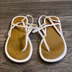 Roxy White Sandals